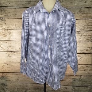 Kirkland Long Sleeve Button Down Shirt Size 17 32/33